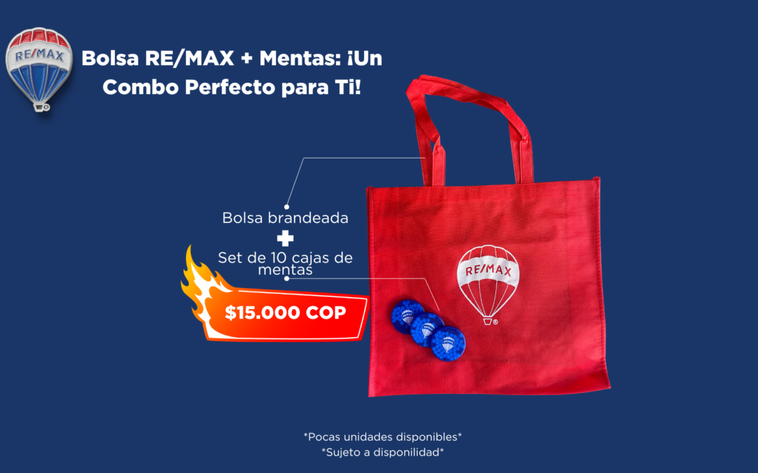 Bolsa RE/MAX + Mentas: ¡Un Combo Perfecto para Ti!